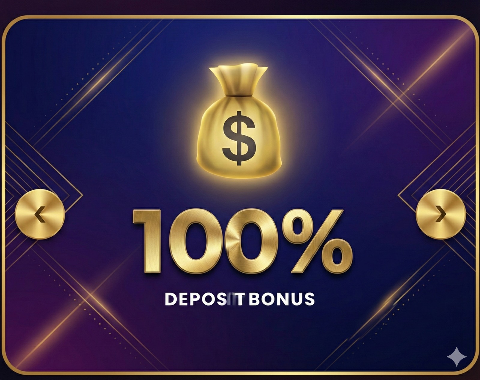 100% Deposit Bonus